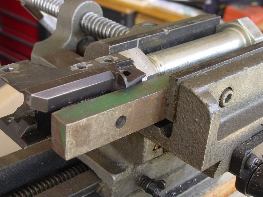 AK front trunion hole locating & drilling jig